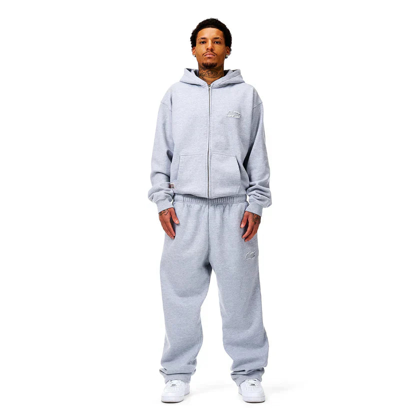 GREY BASIC ZIPPER